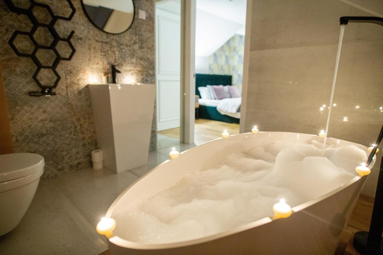 Kazimierz Penthouse With Private Terrace Apartment Krakow Bagian luar foto