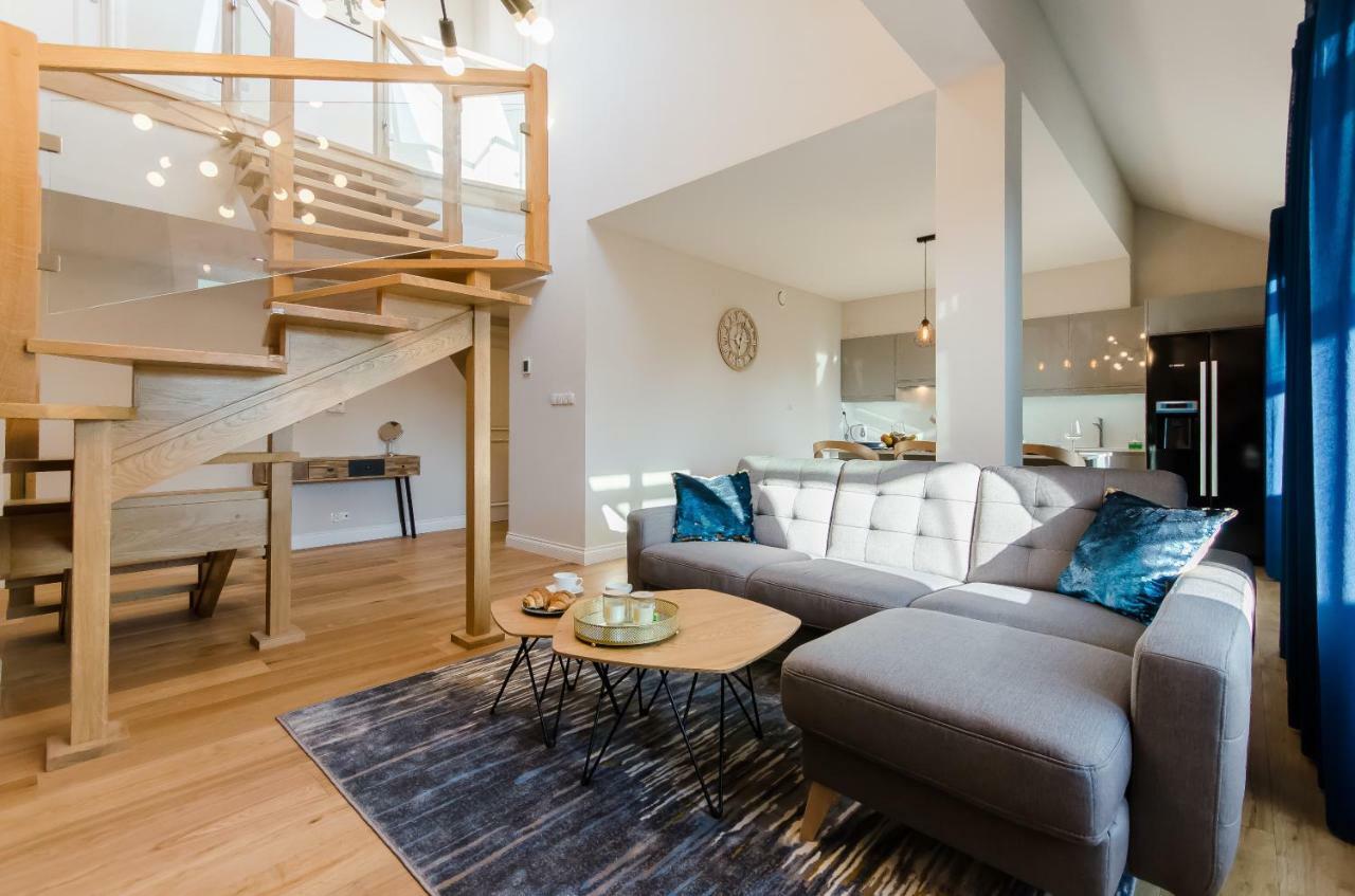 Kazimierz Penthouse With Private Terrace Apartment Krakow Bagian luar foto