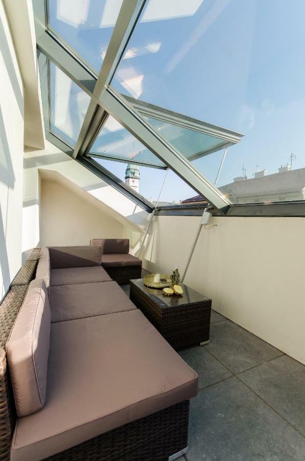 Kazimierz Penthouse With Private Terrace Apartment Krakow Bagian luar foto