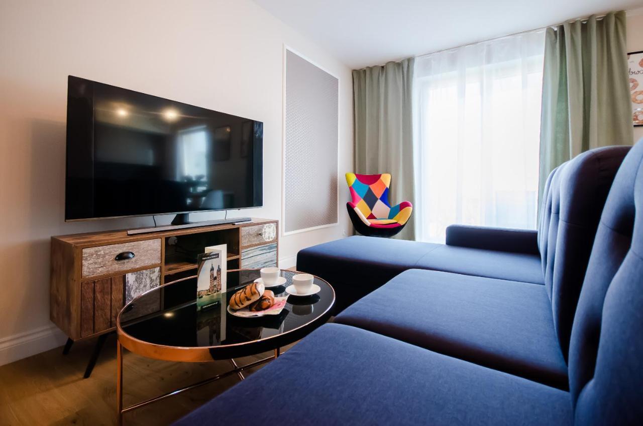 Kazimierz Penthouse With Private Terrace Apartment Krakow Bagian luar foto