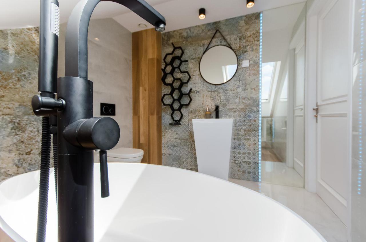 Kazimierz Penthouse With Private Terrace Apartment Krakow Bagian luar foto