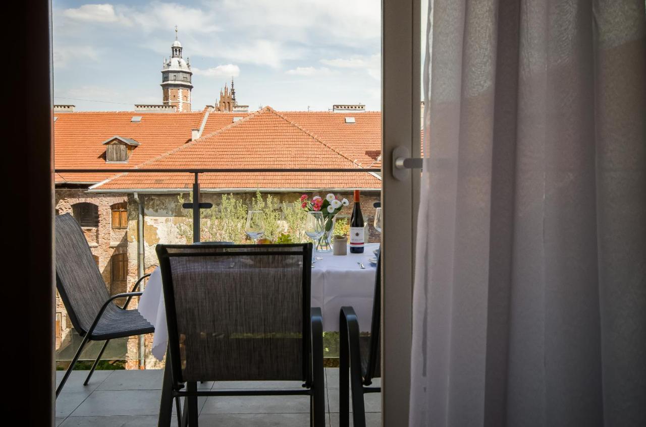 Kazimierz Penthouse With Private Terrace Apartment Krakow Bagian luar foto