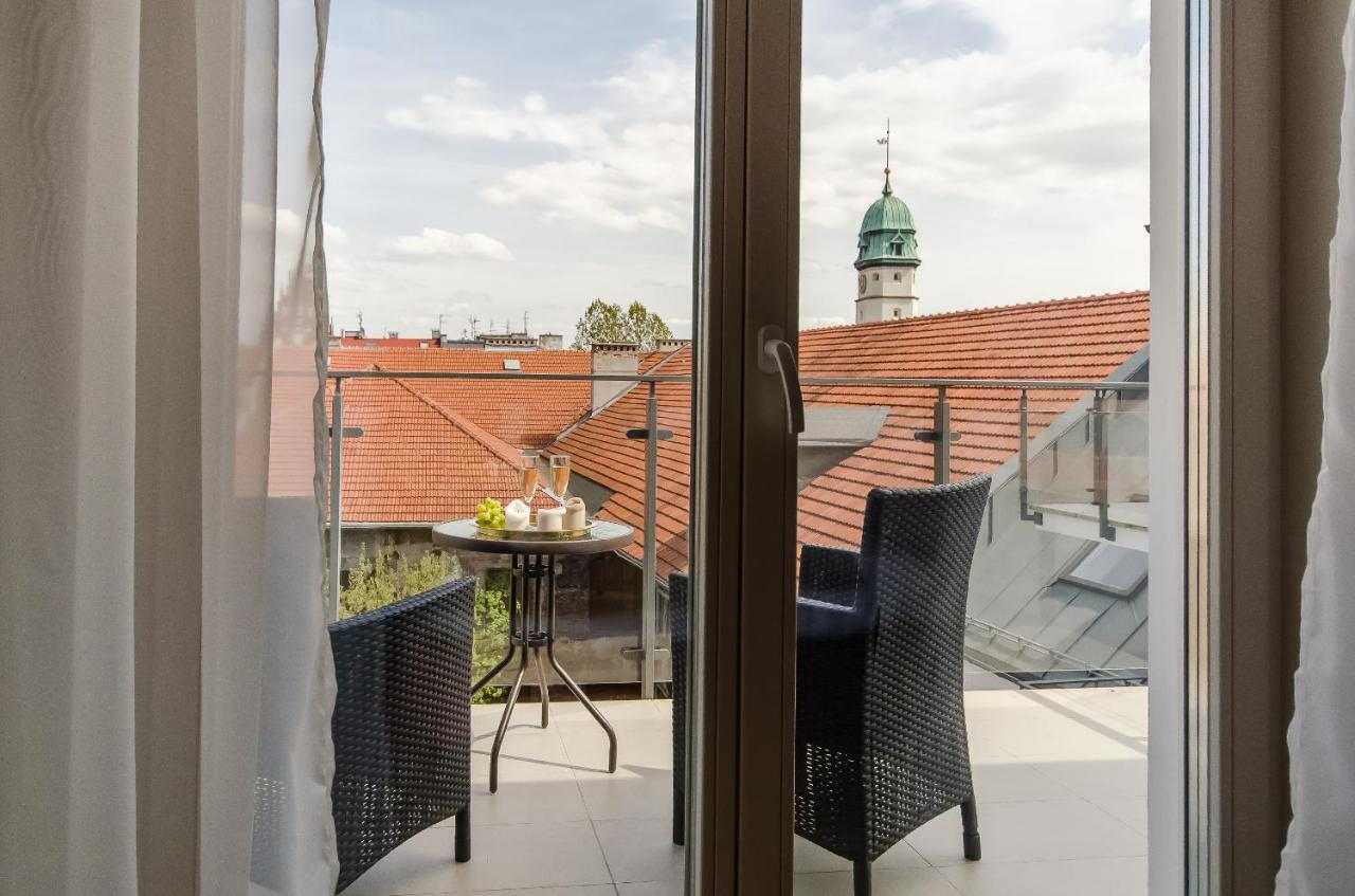 Kazimierz Penthouse With Private Terrace Apartment Krakow Bagian luar foto