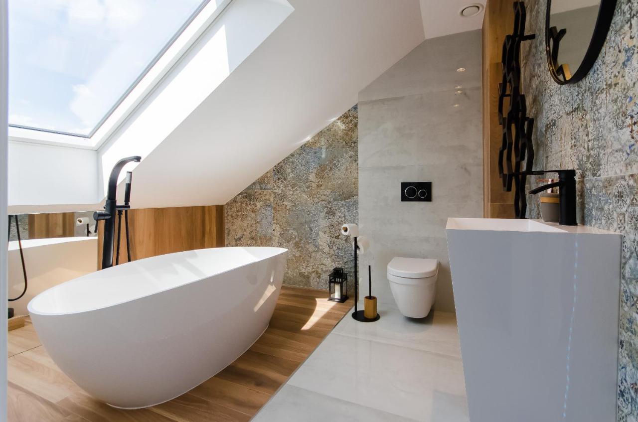 Kazimierz Penthouse With Private Terrace Apartment Krakow Bagian luar foto